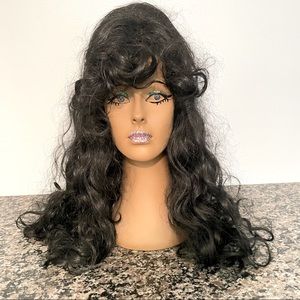 Amy Winehouse Wig Black beehive 50s